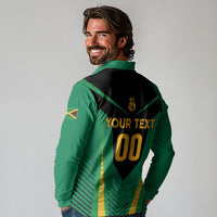 Custom Jamaica 2026 Cricket Kingsmen Long Sleeve Polo Shirt We Are Tallawah