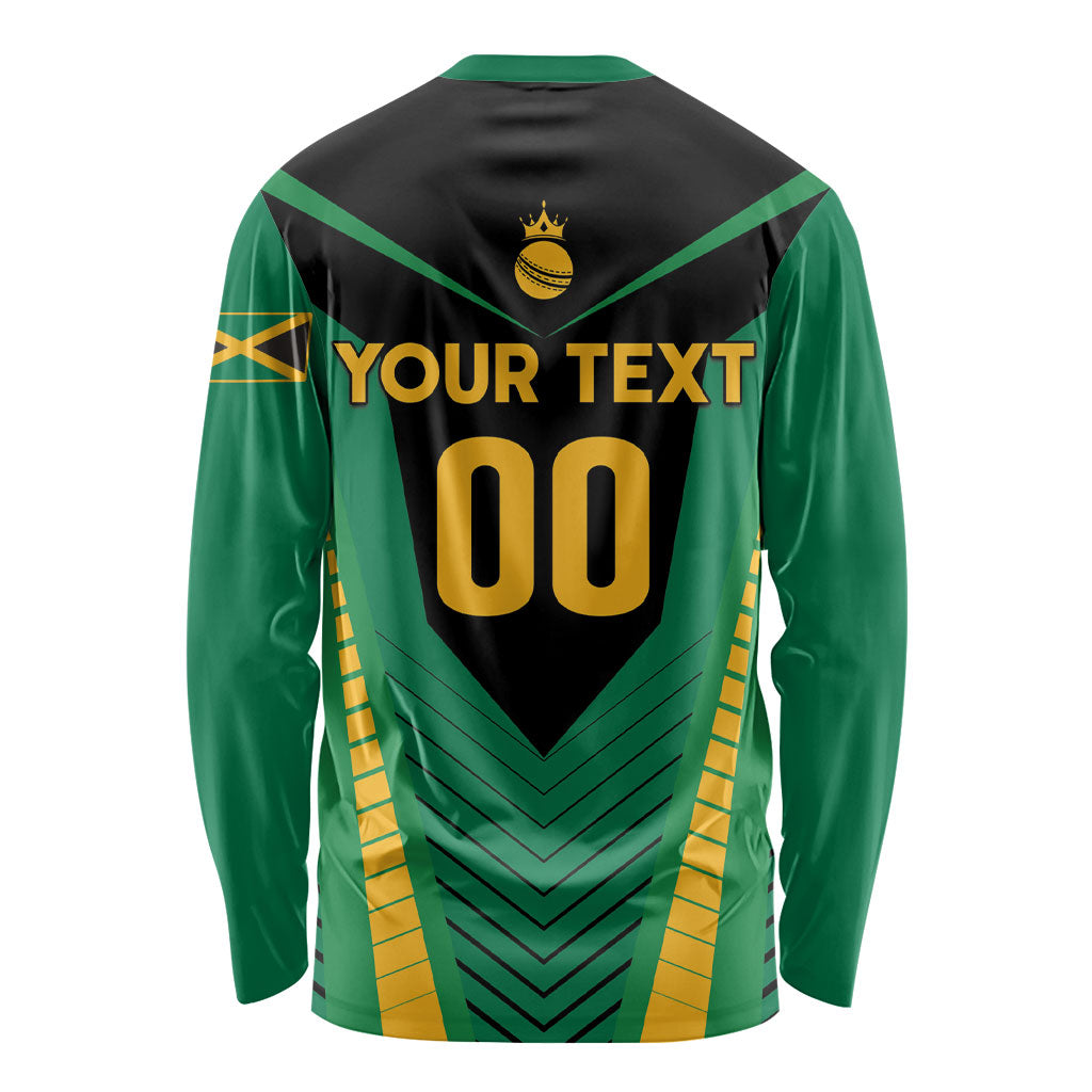 Custom Jamaica 2026 Cricket Kingsmen Long Sleeve Shirt We Are Tallawah