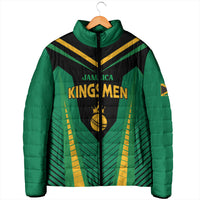 Custom Jamaica 2026 Cricket Kingsmen Padded Jacket We Are Tallawah