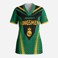 Custom Jamaica 2026 Cricket Kingsmen Scrub Top We Are Tallawah