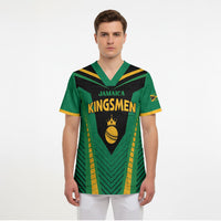 Custom Jamaica 2026 Cricket Kingsmen Scrub Top We Are Tallawah