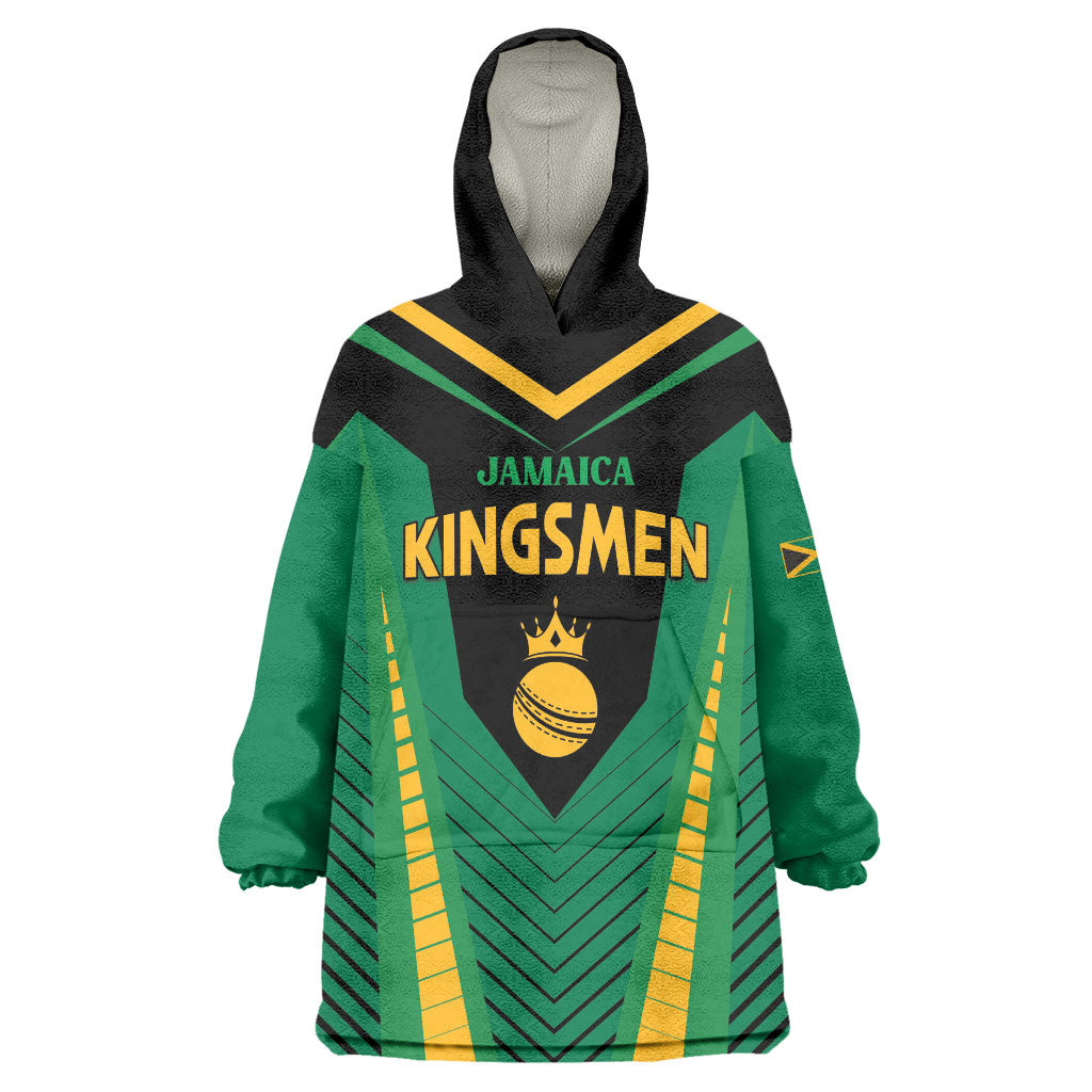 Custom Jamaica 2026 Cricket Kingsmen Wearable Blanket Hoodie We Are Tallawah