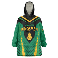 Custom Jamaica 2026 Cricket Kingsmen Wearable Blanket Hoodie We Are Tallawah