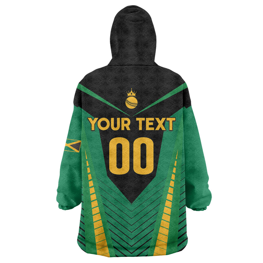 Custom Jamaica 2026 Cricket Kingsmen Wearable Blanket Hoodie We Are Tallawah