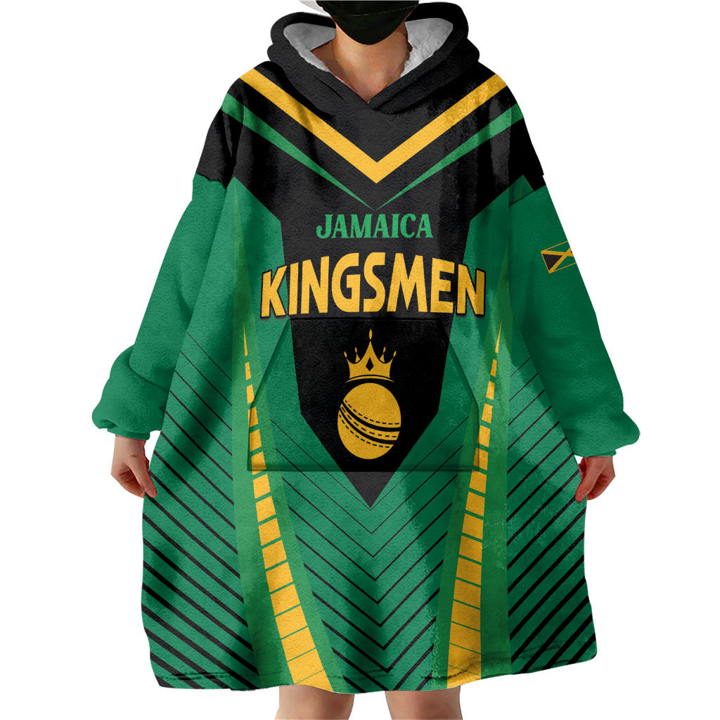 Custom Jamaica 2026 Cricket Kingsmen Wearable Blanket Hoodie We Are Tallawah