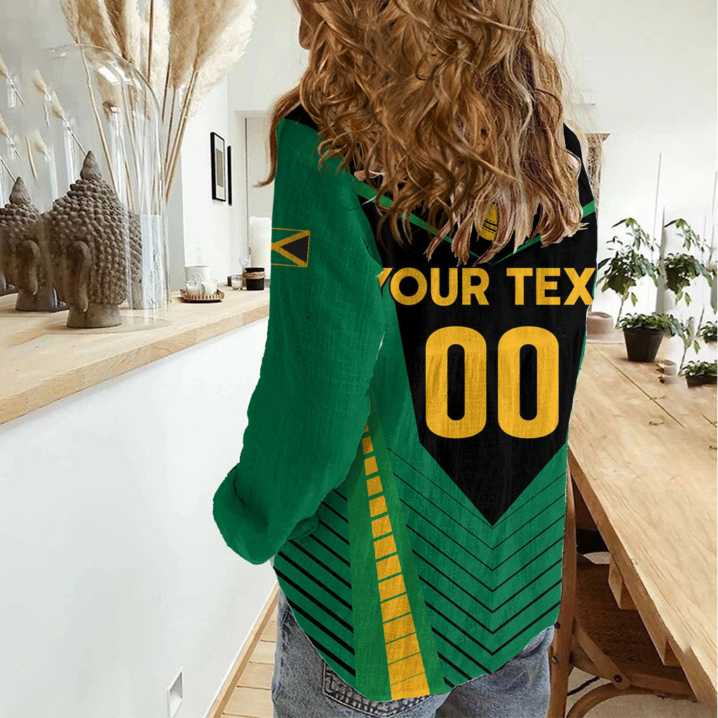 Custom Jamaica 2026 Cricket Kingsmen Women Casual Shirt We Are Tallawah
