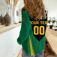 Custom Jamaica 2026 Cricket Kingsmen Women Casual Shirt We Are Tallawah
