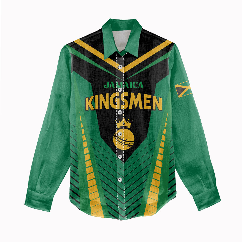 Custom Jamaica 2026 Cricket Kingsmen Women Casual Shirt We Are Tallawah