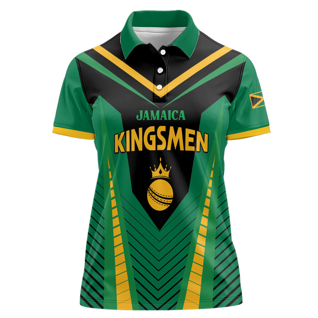 Custom Jamaica 2026 Cricket Kingsmen Women Polo Shirt We Are Tallawah