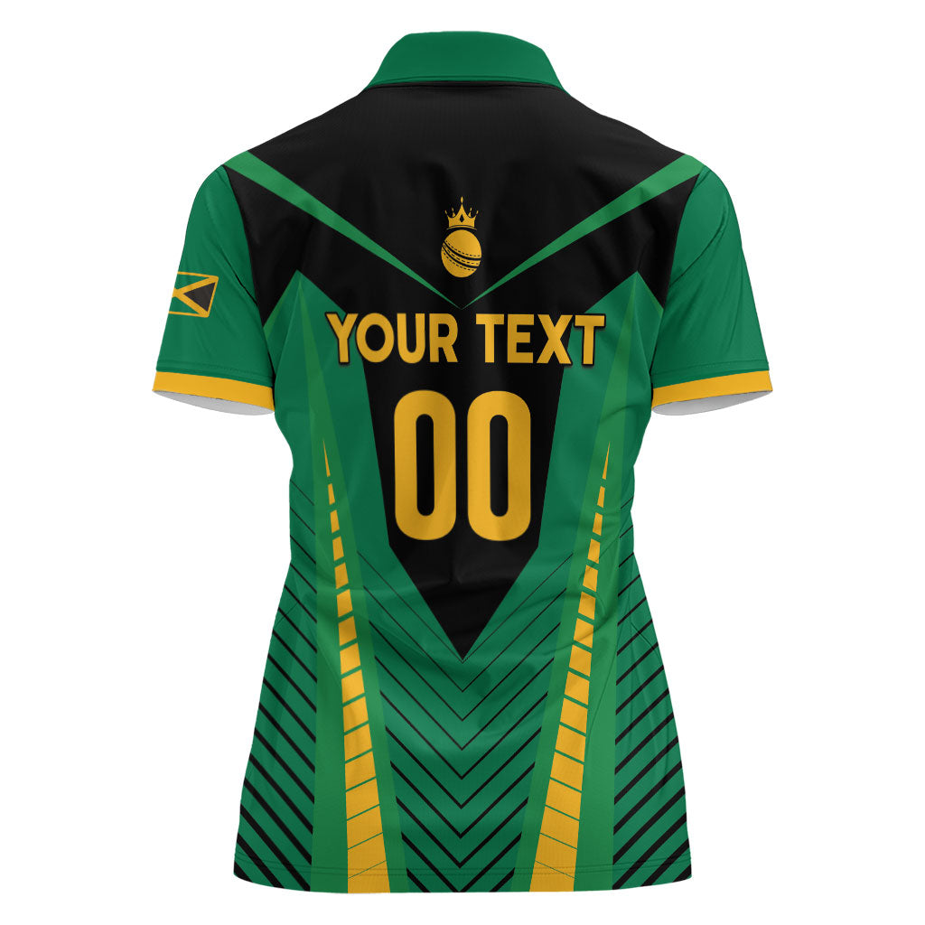 Custom Jamaica 2026 Cricket Kingsmen Women Polo Shirt We Are Tallawah