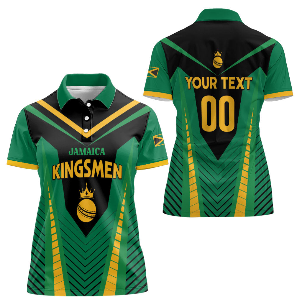 Custom Jamaica 2026 Cricket Kingsmen Women Polo Shirt We Are Tallawah
