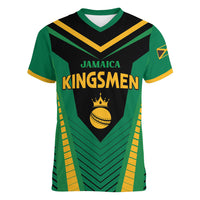 Custom Jamaica 2026 Cricket Kingsmen Women V-Neck T-Shirt We Are Tallawah