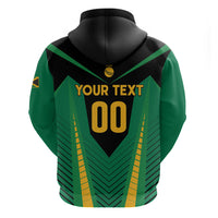 Custom Jamaica 2026 Cricket Kingsmen Zip Hoodie We Are Tallawah