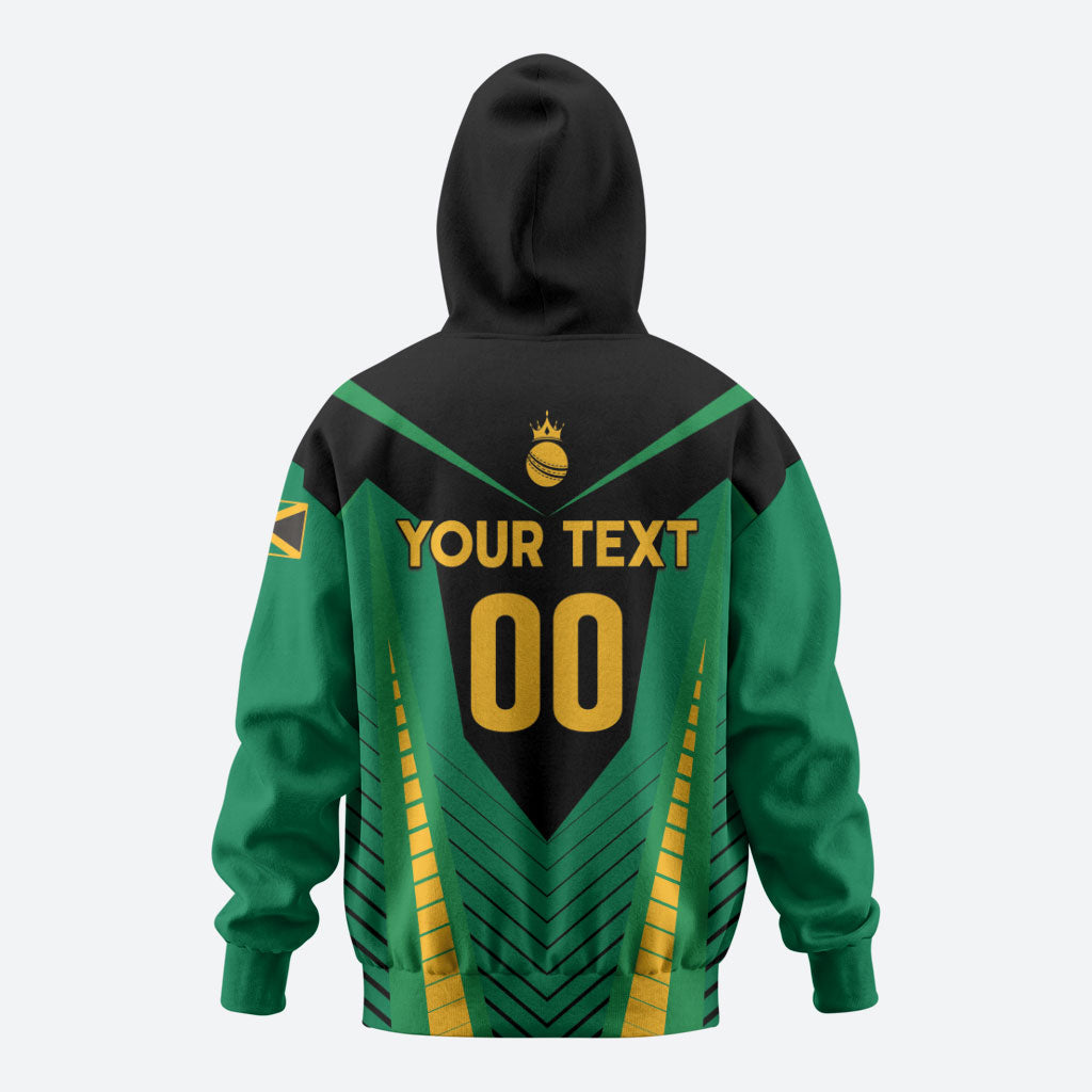 Custom Jamaica 2026 Cricket Kingsmen Zip Hoodie We Are Tallawah