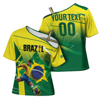 Custom Brazil 2026 World Football Cross Shoulder Shirt Selecao Champions