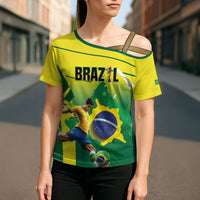 Custom Brazil 2026 World Football Cross Shoulder Shirt Selecao Champions