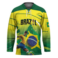 Custom Brazil 2026 World Football Hockey Jersey Selecao Champions
