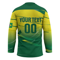 Custom Brazil 2026 World Football Hockey Jersey Selecao Champions