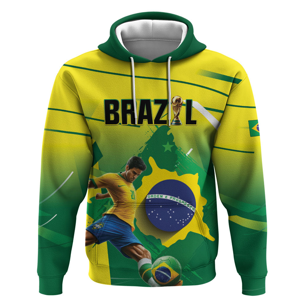 Custom Brazil 2026 World Football Hoodie Selecao Champions