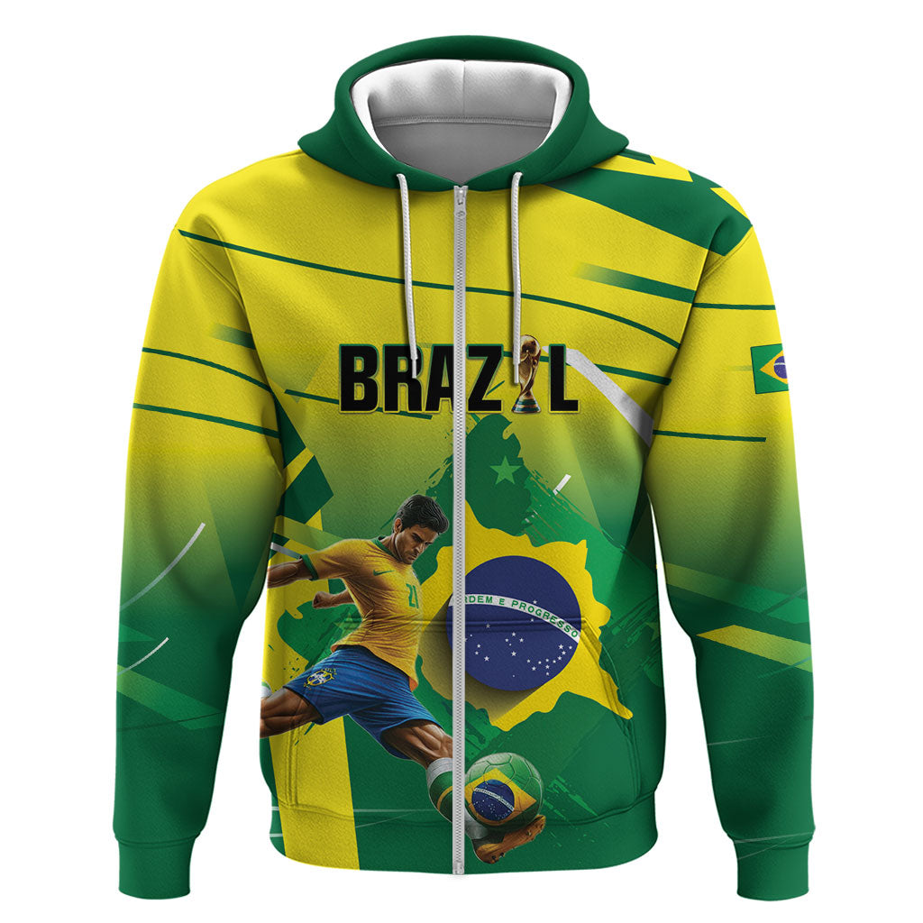 Custom Brazil 2026 World Football Hoodie Selecao Champions