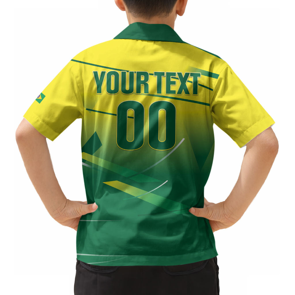 Custom Brazil 2026 World Football Kid Hawaiian Shirt Selecao Champions LT01