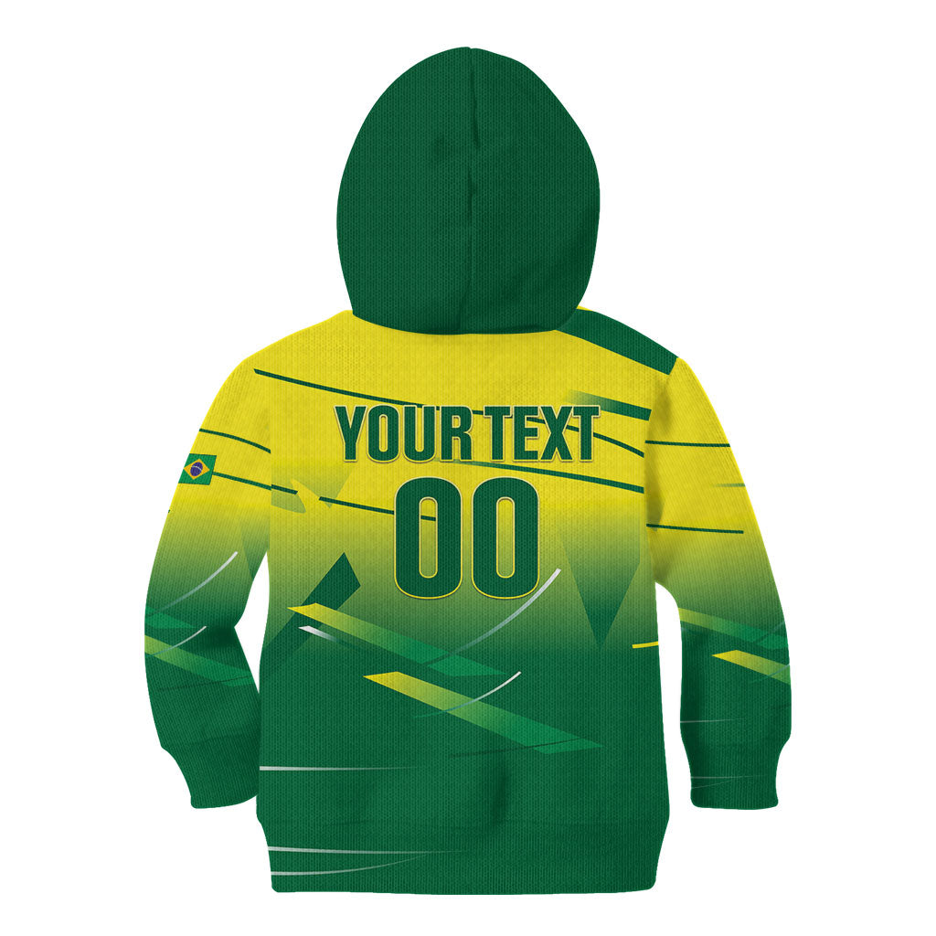 Custom Brazil 2026 World Football Kid Hoodie Selecao Champions