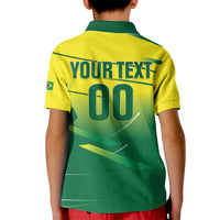 Custom Brazil 2026 World Football Kid Polo Shirt Selecao Champions