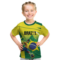 Custom Brazil 2026 World Football Kid T Shirt Selecao Champions