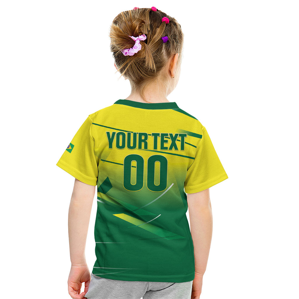 Custom Brazil 2026 World Football Kid T Shirt Selecao Champions