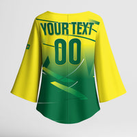 Custom Brazil 2026 World Football Kimono Sleeve Blouse Selecao Champions