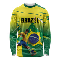 Custom Brazil 2026 World Football Long Sleeve Shirt Selecao Champions