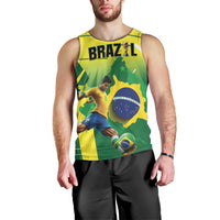 Custom Brazil 2026 World Football Men Tank Top Selecao Champions
