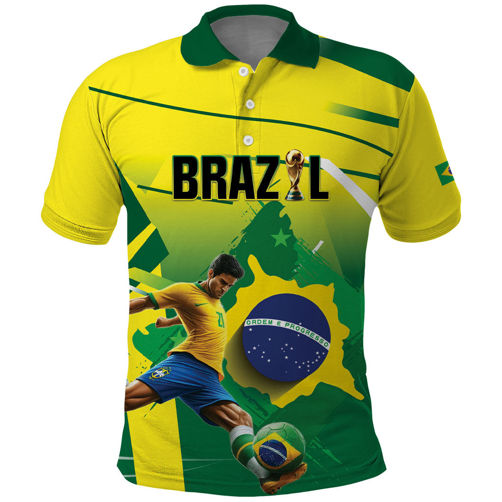 Custom Brazil 2026 World Football Polo Shirt Selecao Champions