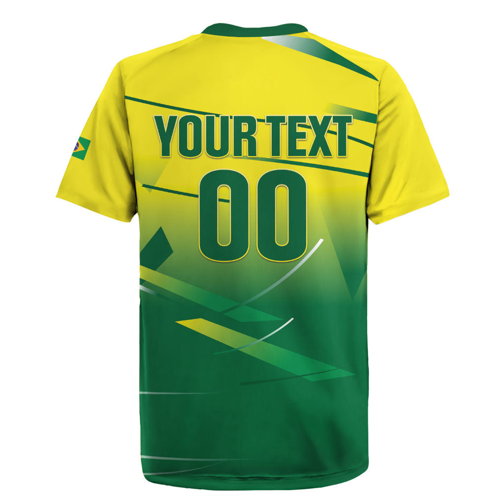 Custom Brazil 2026 World Football Rugby Jersey Selecao Champions