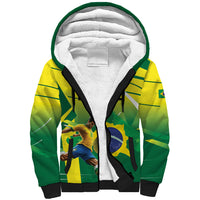 Custom Brazil 2026 World Football Sherpa Hoodie Selecao Champions