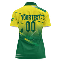 Custom Brazil 2026 World Football Women Polo Shirt Selecao Champions