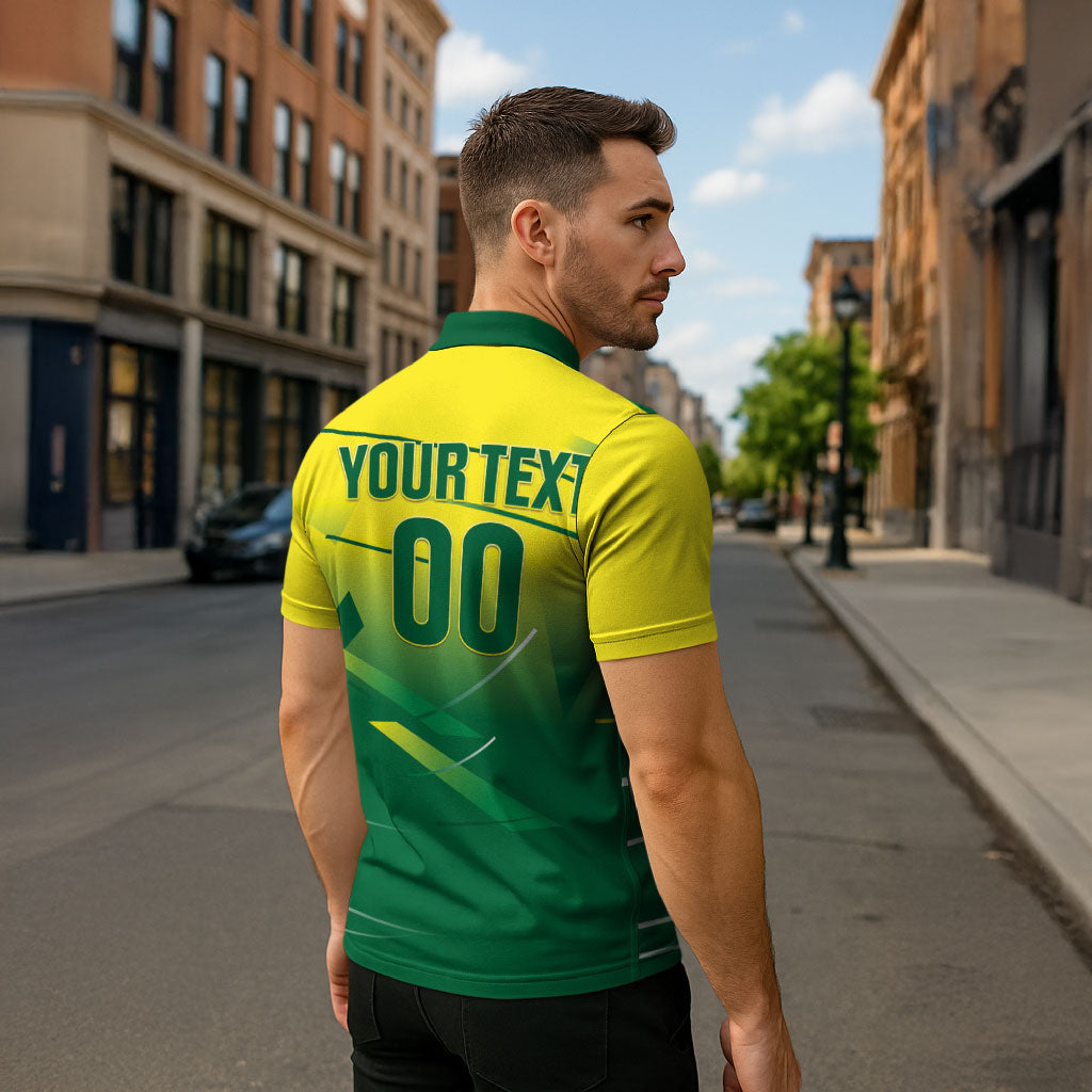 Custom Brazil 2026 World Football Zipper Polo Shirt Selecao Champions