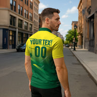 Custom Brazil 2026 World Football Zipper Polo Shirt Selecao Champions