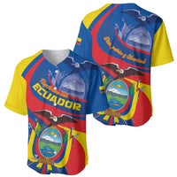 Ecuador Independence Day Baseball Jersey Dios patria y libertad - Wonder Print Shop