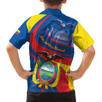 Ecuador Independence Day Family Matching Puletasi and Hawaiian Shirt Dios patria y libertad - Wonder Print Shop