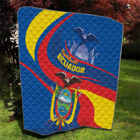 Ecuador Independence Day Quilt Dios patria y libertad - Wonder Print Shop