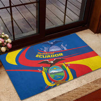 Ecuador Independence Day Rubber Doormat Dios patria y libertad - Wonder Print Shop