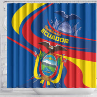 Ecuador Independence Day Shower Curtain Dios patria y libertad