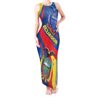 Ecuador Independence Day Tank Maxi Dress Dios patria y libertad - Wonder Print Shop
