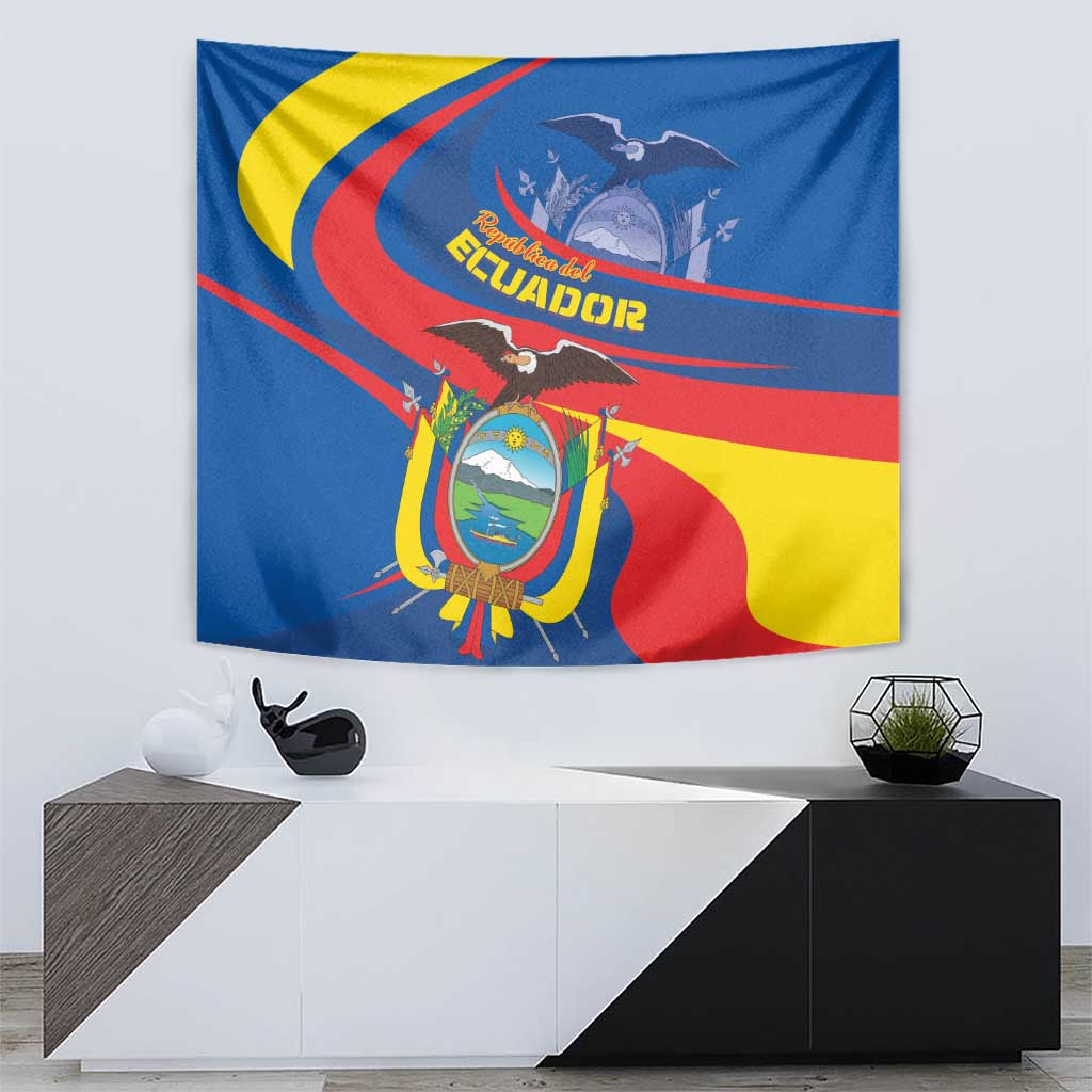 Ecuador Independence Day Tapestry Dios patria y libertad - Wonder Print Shop