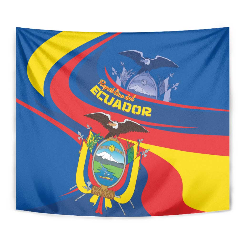 Ecuador Independence Day Tapestry Dios patria y libertad - Wonder Print Shop