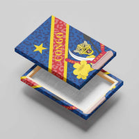 Congo DR Canvas Wall Art Coat Of Arms Leopard Pattern - Wonder Print Shop