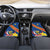 Congo DR Car Mats Coat Of Arms Leopard Pattern - Wonder Print Shop