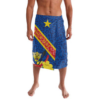 Congo DR Lavalava Coat Of Arms Leopard Pattern - Wonder Print Shop