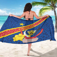 Congo DR Sarong Coat Of Arms Leopard Pattern - Wonder Print Shop